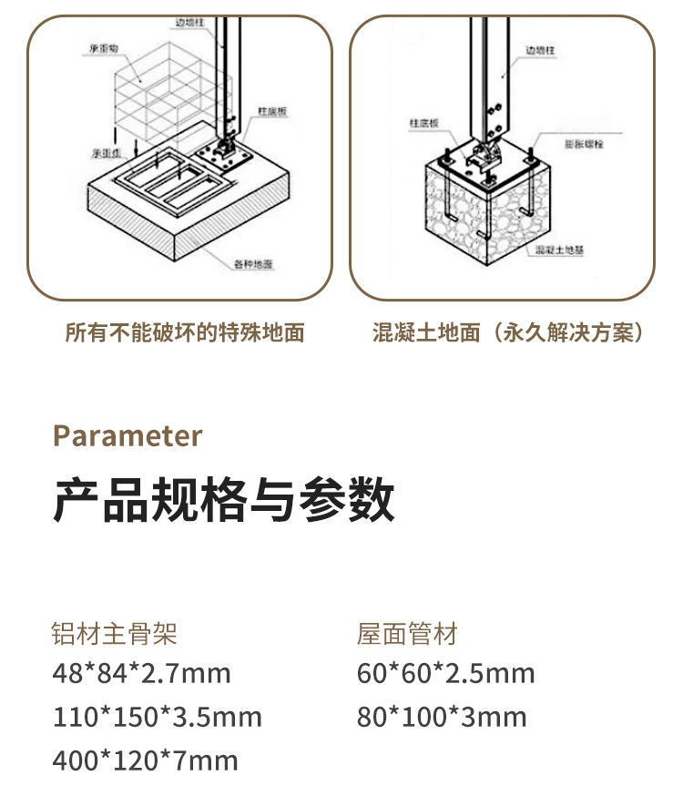 矿产采集工业篷房