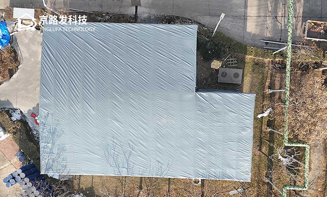 天津欣和食品厂加棉推拉棚